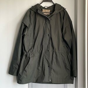 SOYACONCEPT Army Green Hooded Jacket